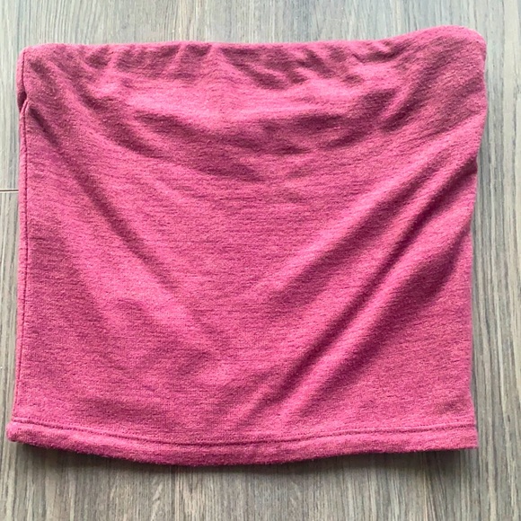 Burgundy Wilfred Tube Top - Picture 2 of 4